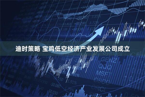 迪时策略 宝鸡低空经济产业发展公司成立