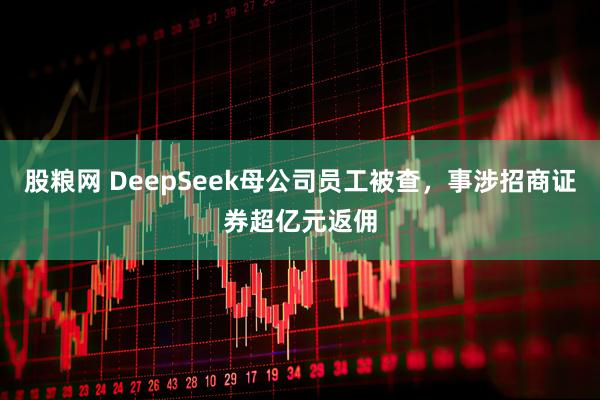 股粮网 DeepSeek母公司员工被查，事涉招商证券超亿元返佣