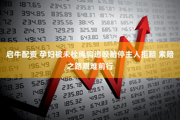 启牛配资 孕妇被未栓绳狗追咬胎停主人拒赔 索赔之路艰难前行
