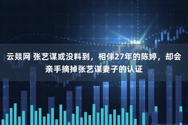 云燚网 张艺谋或没料到，相伴27年的陈婷，却会亲手摘掉张艺谋妻子的认证